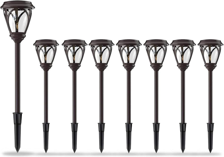Kristi Collection LED 0.8W Low Voltage Outdoor Garden Light Landscape Lights Pathway Light for Lawn, Patio, Yard, Walkway, Driveway 8PK 8422-3103-08