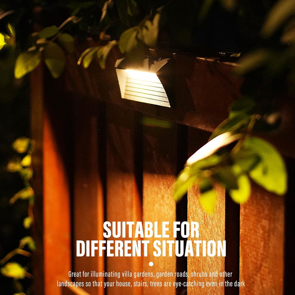 VENUS MANUFACTURING 2W Low Voltage Deck Lights LED Outdoor Stair Lights 3000K 12V Wired Step Lighting, Die-cast Aluminum for Fence, Yard, Patio, and Pathway