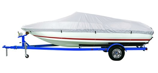 Goodsmann 300 Denier boat cover, Silvery gray, water resistant, weather protection, trailerable, Silver Poly 1500, different size - Venus Manufacture