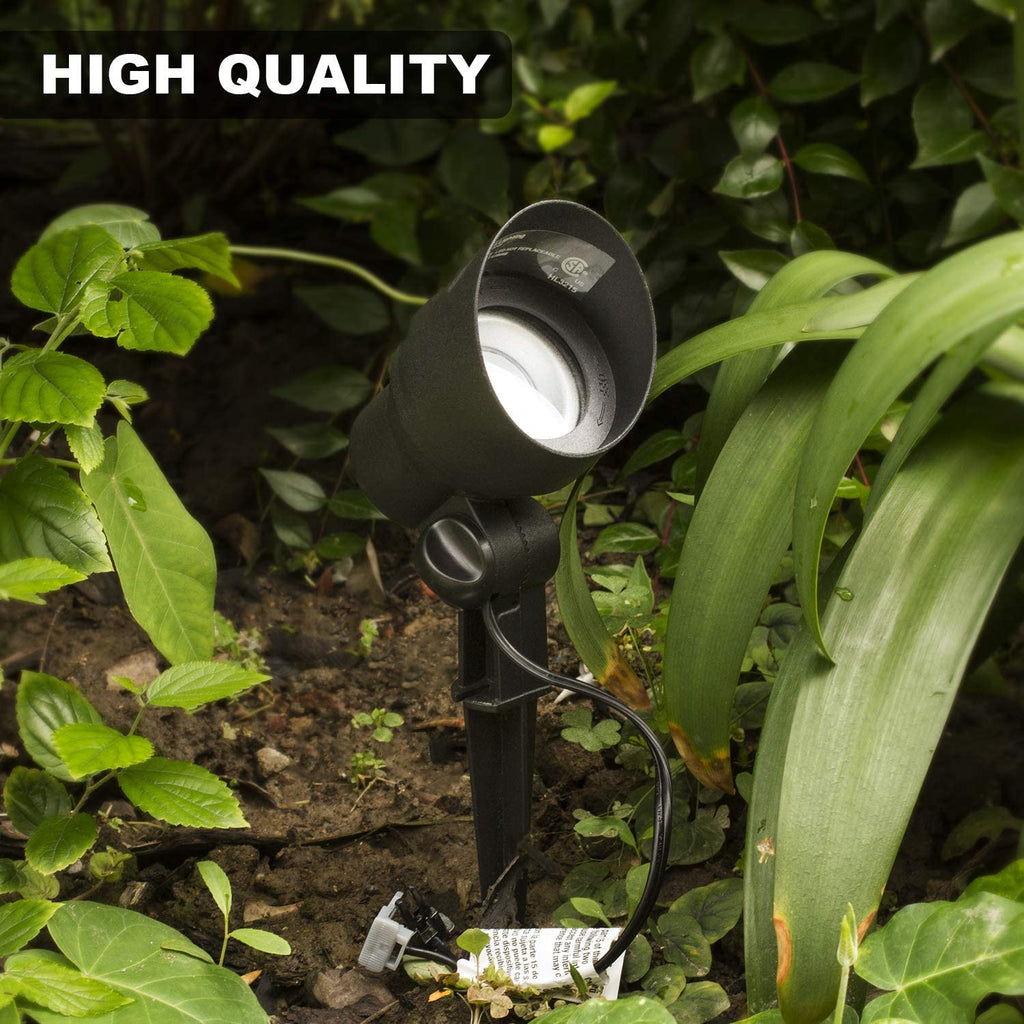Malibu 6 Watt LED Floodlight, 8 Pack, Landscape Lighting Outdoor Spotlight Waterproof Lighting for Driveway, Yard, Lawn, Flood, Garden, Outdoor Lighting 8401-2604-08